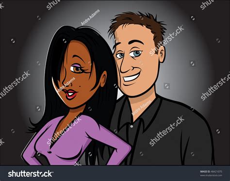 Cartoon interracial